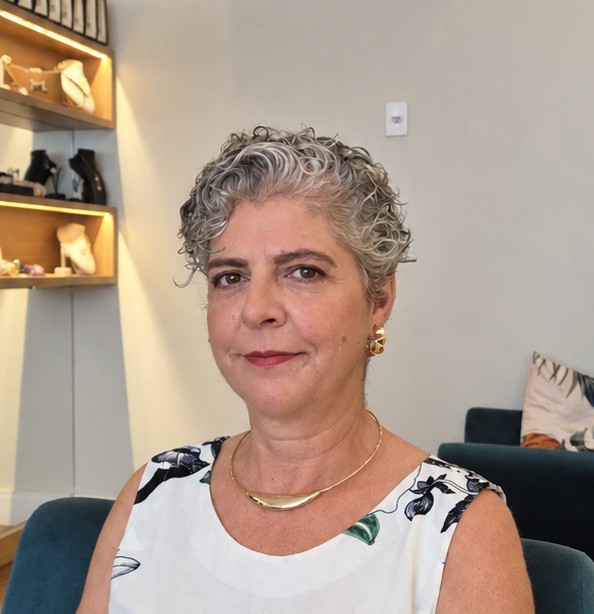 Retrato de Alessandra de Lábio em seu consultório